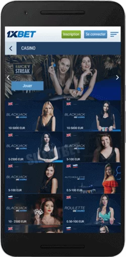 1xbet app android casino