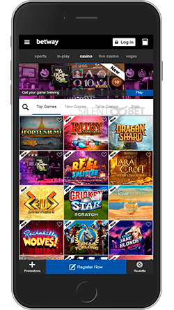 Betway mobile casino app