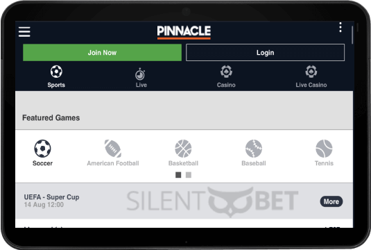 mobile version of Pinnacle for tablet