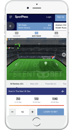 sportpesa mobile in-play page thru iphone