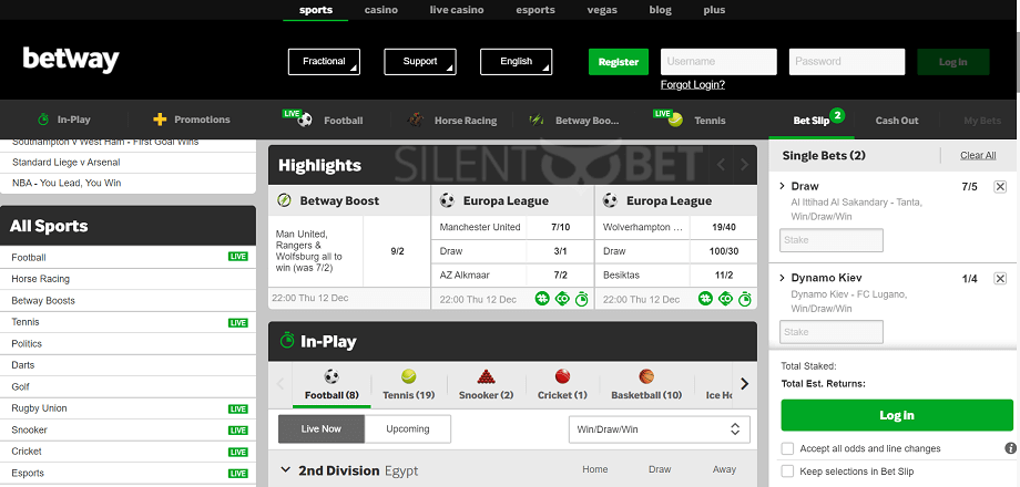 Betway Sports Betting