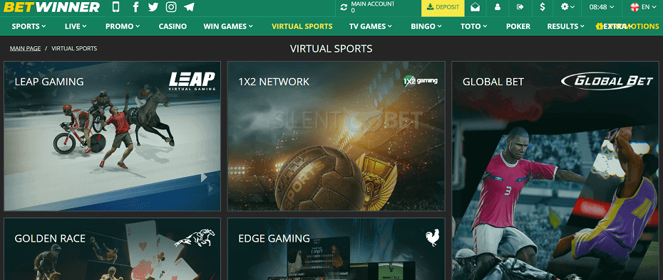 Betwinner virtual sports betting