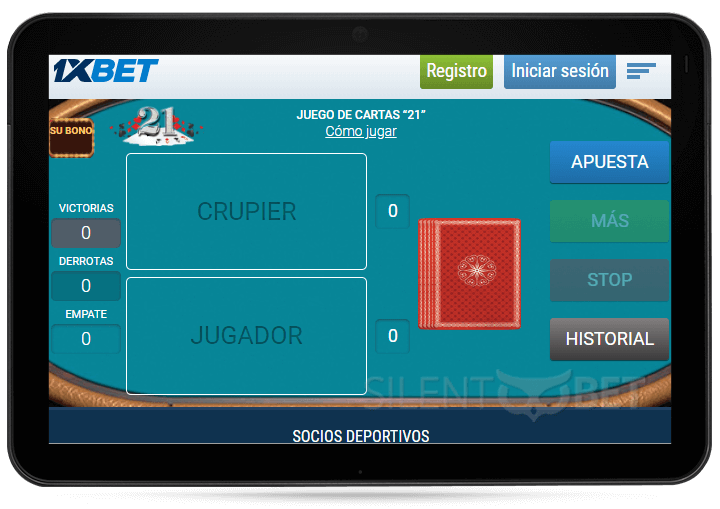 Sitio móvil 1xbet