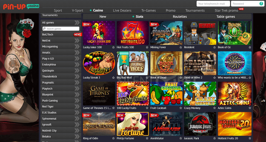 Introdução ao Pin up Bet Casino 3