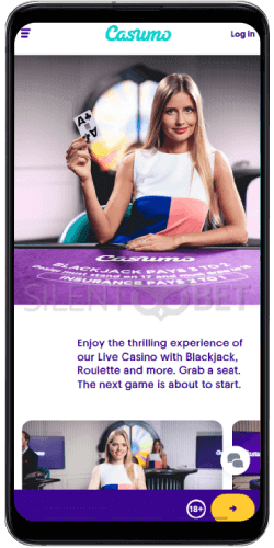 Casumo mobile casino app