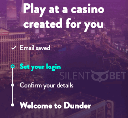 Dunder casino bonus code enter