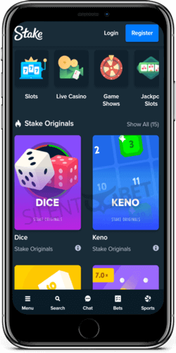 stake casino mobile app