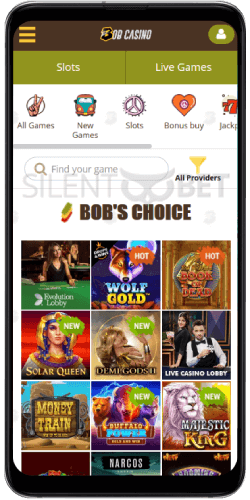 Bob Casino Mobile Version