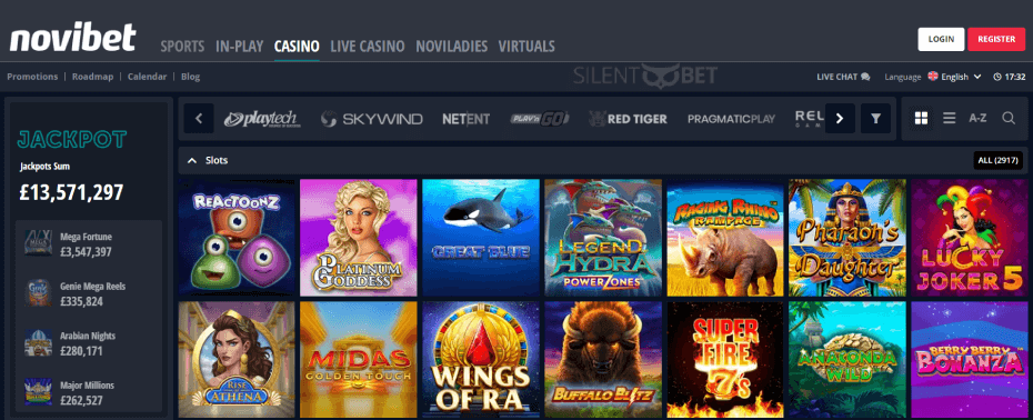 Novibet Casino Games