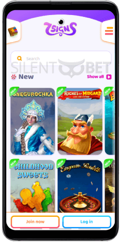 7Signs Casino Mobile Version