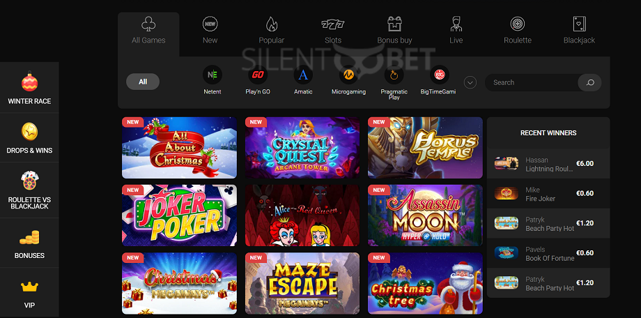 Betchan casino games