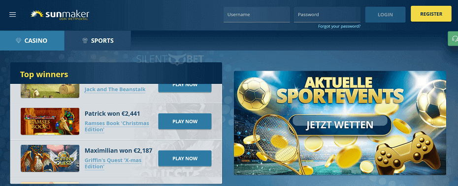 Casino Betway Rückzug
