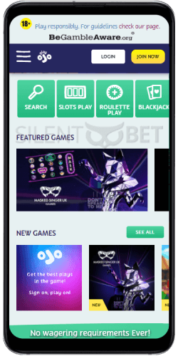 PlayOJO Mobile casino