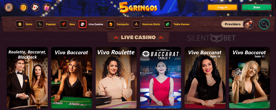 5gringos live casino