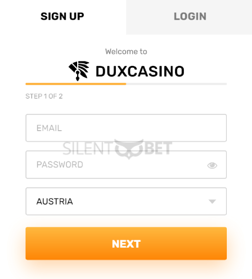 Duxcasino Registration