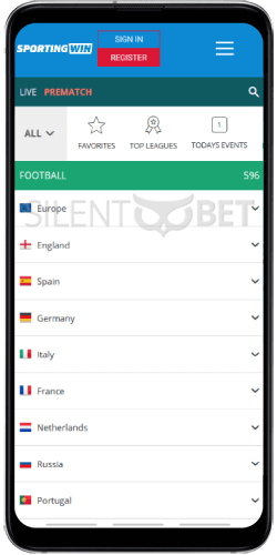 Sportingwin Sports on Android