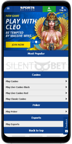 Sportsbetting casino app