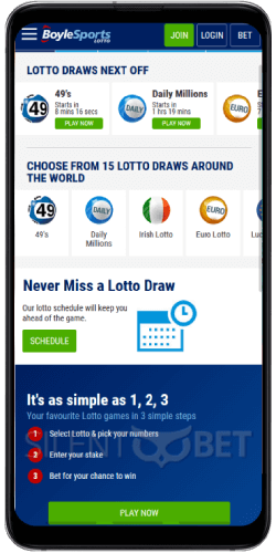 BoyleSports 49s Lotto ➤ Draws and Numbers ➤ Play Your Lottery Online