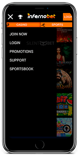 Infernobet Mobile App & Version for Android and iOS (2023)