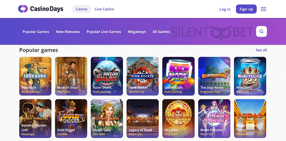 Casino Days Online Games