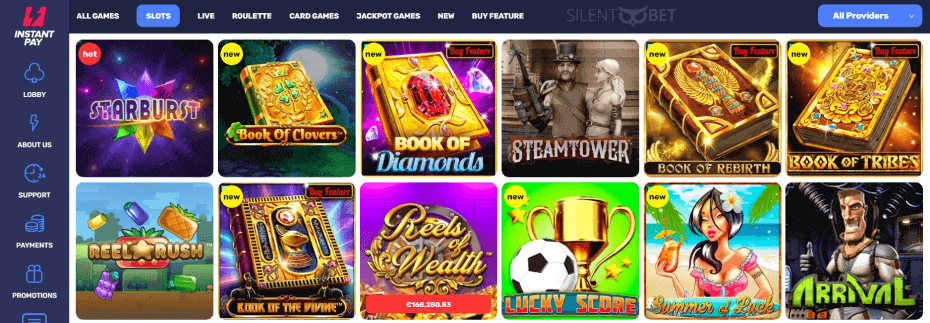 InstantPay Casino Games