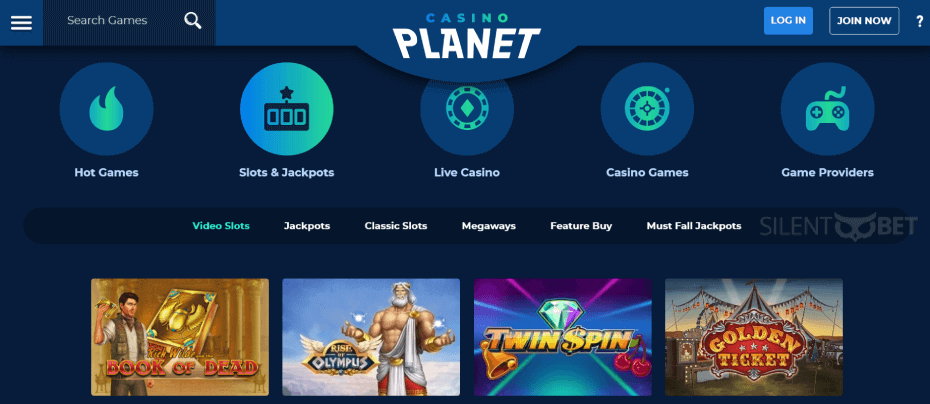 Casino Planet India Games