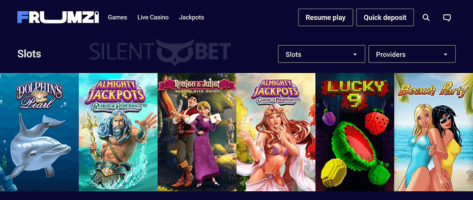 Frumzi Casino Games