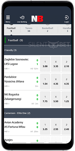 Netbet mobile live betting for Android
