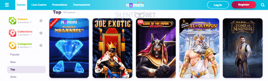 Nomini Casino Games