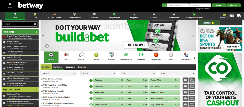 Betway South Africa sbook