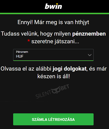 bwin promóciós kód Magyarországra