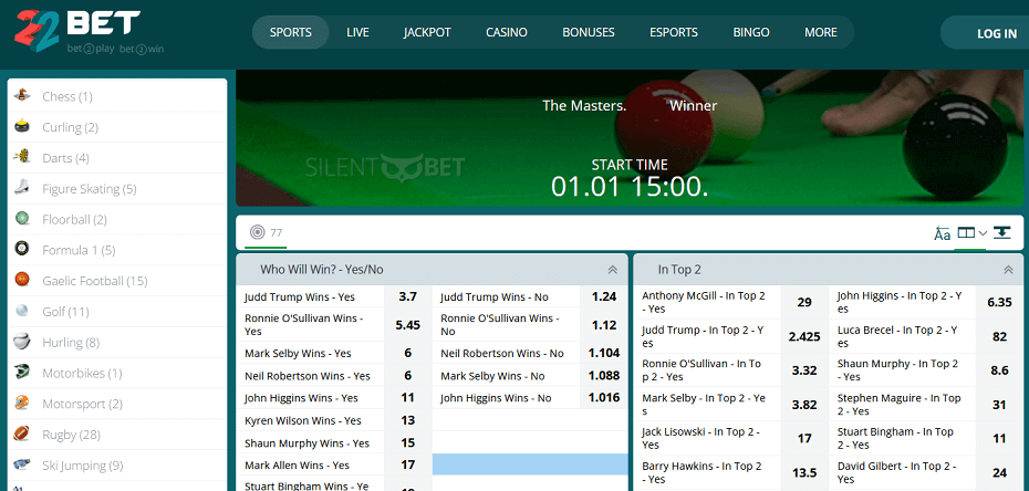 22bet Masters Snooker