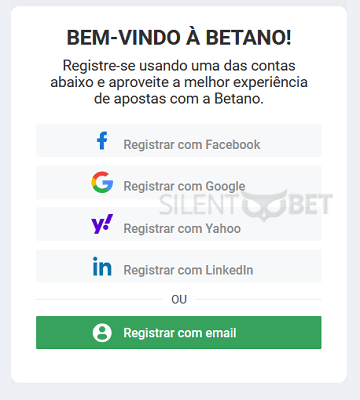 Registro Betano Brasil