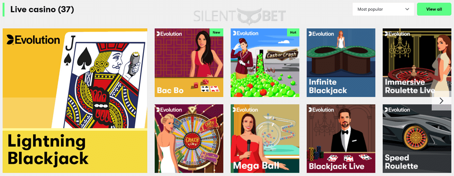 10bet Live Casino