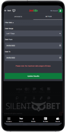 Check Bet9ja Slip on mobile