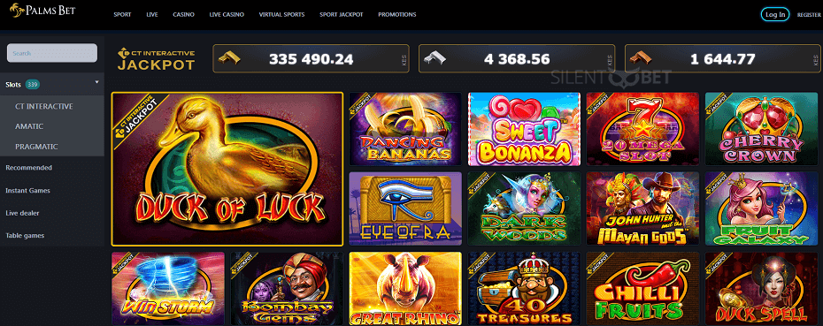 Palms Bet online casino