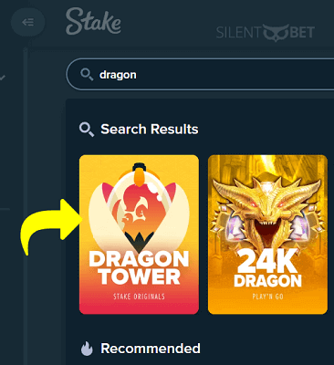 How to play Stake dragon tower slot