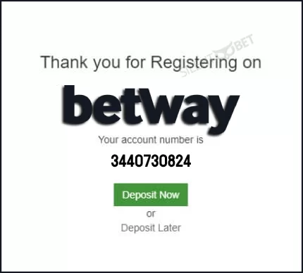 What is my Betway account number