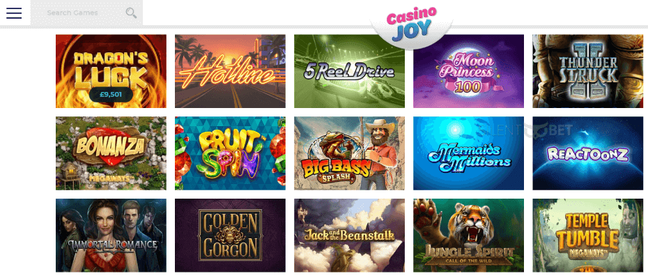CasinoJoy games