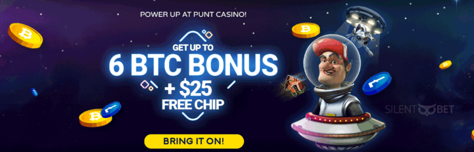 Punt Casino welcome bonus