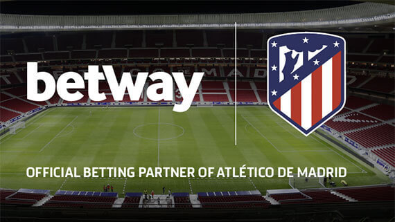 Atletico de Madrid sponsored by Betway