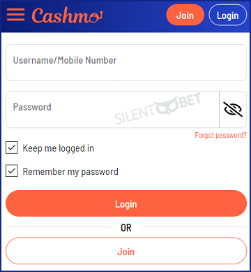 Cashmo casino bonus code enter