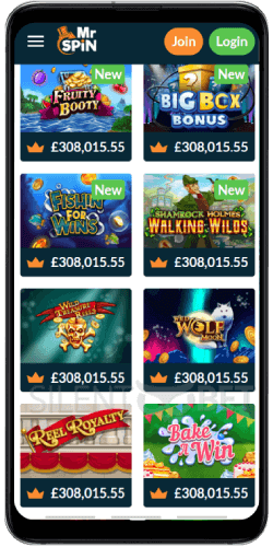 Mr Spin casino app