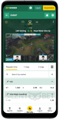 Betwinner mobile esports betting