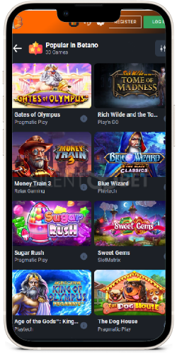 Betano Casino Popular Games on iOS