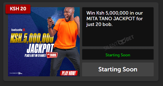 betsafe mita tano jackpot