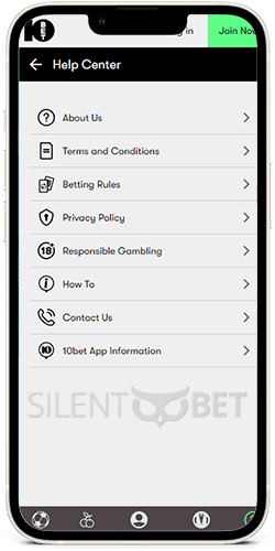 10bet iOS Help Center South Africa