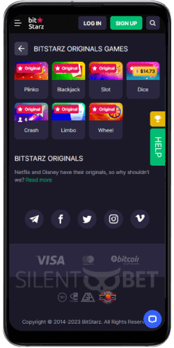 bitstarz app original games