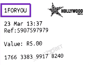 how to load 1foryou voucher on hollywoodbets