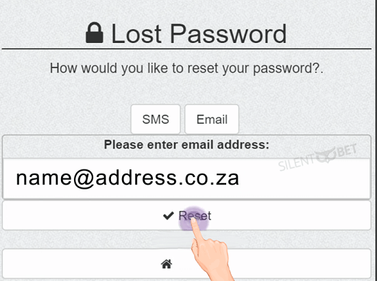 how to reset hollywoodbets password via email